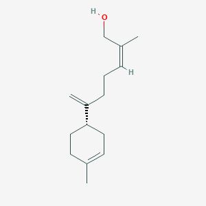 molecular formula C15H24O B14077977 2,6-Heptadien-1-ol, 2-methyl-6-[(1S)-4-methyl-3-cyclohexen-1-yl]-, (2Z)- 