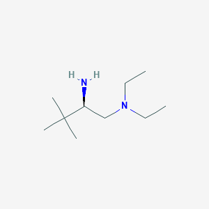 molecular formula C10H24N2 B14078011 (R)-N1,N1-Diethyl-3,3-dimethylbutane-1,2-diamine 