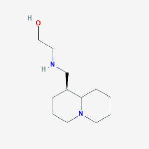 molecular formula C12H24N2O B1407802 ethanol, 2-[[[(1S)-octahydro-2H-quinolizin-1-yl]methyl]amino]- CAS No. 1704050-90-7