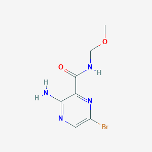 3-Amino-6-bromopyrazine-2-carboxylic acid methoxymethylamide