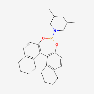 1-(12,14-dioxa-13-phosphapentacyclo[13.8.0.02,11.03,8.018,23]tricosa-1(15),2(11),3(8),9,16,18(23)-hexaen-13-yl)-3,5-dimethylpiperidine