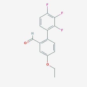 4-Ethoxy-2',3',4'-trifluoro-[1,1'-biphenyl]-2-carbaldehyde