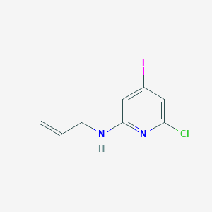 molecular formula C8H8ClIN2 B1407812 Allyl-(6-chloro-4-iodopyridin-2-yl)-amine CAS No. 1262293-64-0