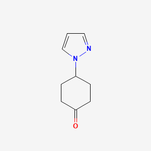 4-(1H-Pyrazol-1-yl)cyclohexan-1-one