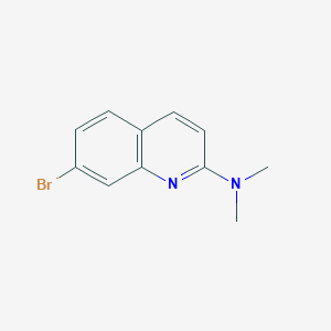 7-bromo-N,N-dimethylquinolin-2-amine