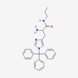 2-amino-N-propyl-3-(1-tritylimidazol-4-yl)propanamide