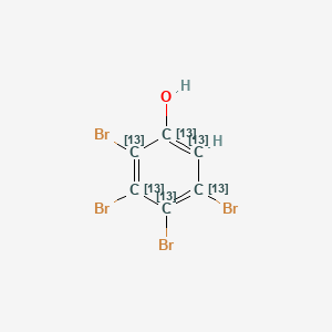 3,4,5,6-tetrabromo(1,2,3,4,5,6-13C6)cyclohexa-1,3,5-trien-1-ol