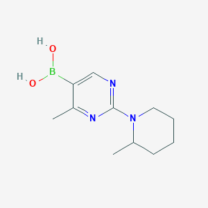 (4-Methyl-2-(2-methylpiperidin-1-yl)pyrimidin-5-yl)boronic acid