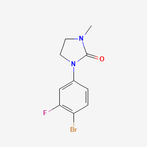 1-(4-Bromo-3-fluorophenyl)-3-methylimidazolidin-2-one