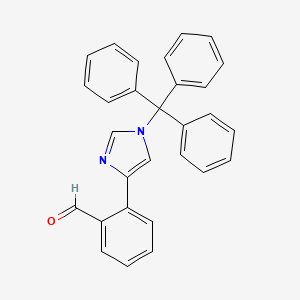 2-(1-Trityl-1H-imidazol-4-yl)benzaldehyde
