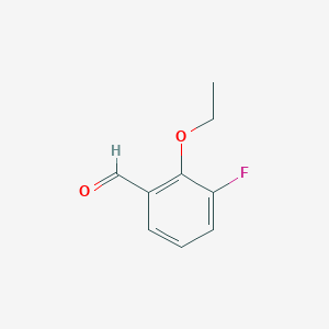 molecular formula C9H9FO2 B1407832 2-Ethoxy-3-fluorobenzaldehyde CAS No. 1065470-20-3