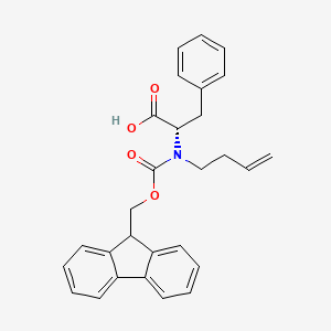 molecular formula C28H27NO4 B14078330 N-Fmoc-N-(3-buten-1-yl)-L-phenylalanine 