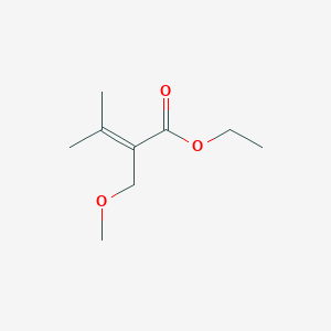 Ethyl 2-(methoxymethyl)-3-methylbut-2-enoate