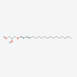 molecular formula C21H40O3 B14078433 1,2-Propanediol, 3-(octadecadienyloxy)- CAS No. 101123-27-7