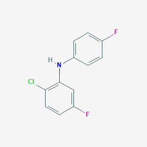 B1407847 2-Chloro-5-fluoro-N-(4-fluorophenyl)aniline CAS No. 1487500-71-9
