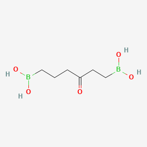 (3-Oxohexane-1,6-diyl)diboronic acid