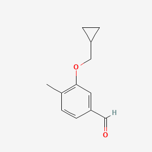 3-(Cyclopropylmethoxy)-4-methylbenzaldehyde