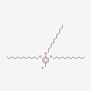 molecular formula C43H79BrO3 B14078524 5-(Bromomethyl)-1,2,3-tris(dodecyloxy)benzene CAS No. 478083-71-5