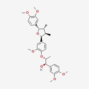 molecular formula C32H40O8 B14078532 4-O-Methylsaucerneol 