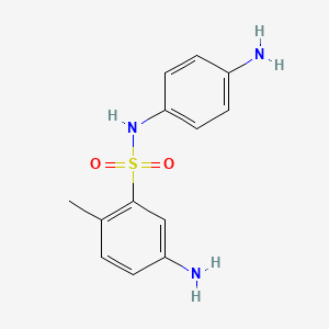 5-Amino-N-(4-aminophenyl)-2-methylbenzene-1-sulfonamide