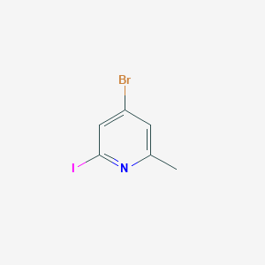 4-Bromo-2-iodo-6-methylpyridine