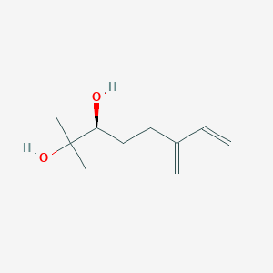 molecular formula C10H18O2 B14078594 (3S)-2-methyl-6-methylideneoct-7-ene-2,3-diol 