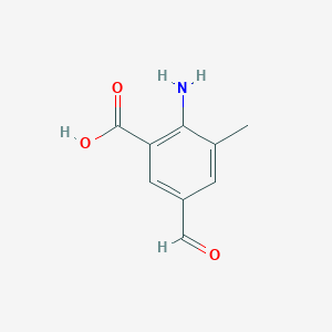 2-Amino-5-formyl-3-methyl-benzoic acid
