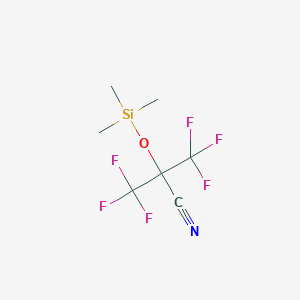 Propanenitrile, 3,3,3-trifluoro-2-(trifluoromethyl)-2-[(trimethylsilyl)oxy]-