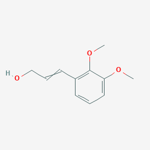 molecular formula C11H14O3 B14078689 (E)-3-(2,3-Dimethoxy-phenyl)-prop-2-en-1-ol 