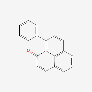 molecular formula C19H12O B14078704 9-Phenylphenalen-1-one CAS No. 56252-08-5