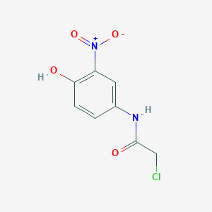 molecular formula C8H7ClN2O4 B14078755 2-chloro-N-(4-hydroxy-3-nitrophenyl)acetamide 