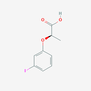 molecular formula C9H9IO3 B14078771 (2R)-2-(3-Iodophenoxy)propanoic acid CAS No. 10057-05-3