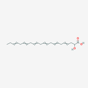 2-Hydroxydocosa-4,7,10,13,16,19-hexaenoic acid