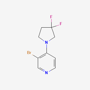 3-Bromo-4-(3,3-difluoropyrrolidin-1-yl)pyridine