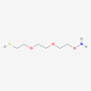 molecular formula C6H15NO3S B14078792 2-(2-(2-(Aminooxy)ethoxy)ethoxy)ethane-1-thiol 