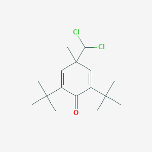 2,6-Di-tert-butyl-4-(dichloromethyl)-4-methylcyclohexa-2,5-dien-1-one