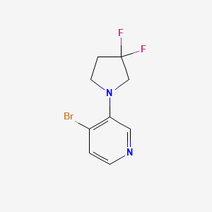 4-Bromo-3-(3,3-difluoropyrrolidin-1-yl)pyridine