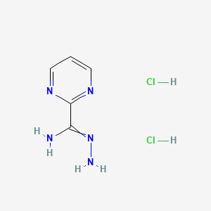 molecular formula C5H9Cl2N5 B14078827 C5H9Cl2N5 