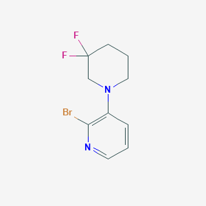 2-Bromo-3-(3,3-difluoropiperidin-1-yl)pyridine