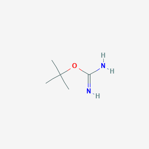 molecular formula C5H12N2O B14078831 tert-Butyl carbamimidate CAS No. 102142-91-6