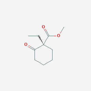 molecular formula C10H16O3 B14078862 methyl (1S)-1-ethyl-2-oxocyclohexane-1-carboxylate 