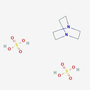 1,4-diazabicyclo[2.2.2]octane;sulfuric acid