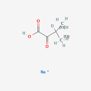 alpha-Ketoisovaleric acid, sodium salt (dimethyl-13C2, 99%; 3-D, 98%)