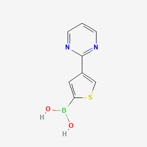 (4-(Pyrimidin-2-yl)thiophen-2-yl)boronic acid