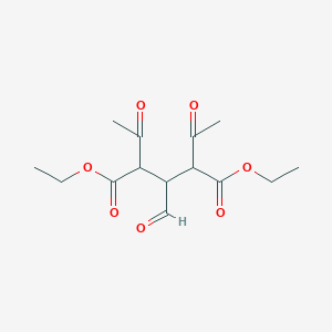 Diethyl 2,4-diacetyl-3-formylpentanedioate