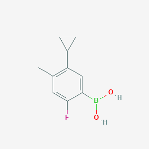 (5-Cyclopropyl-2-fluoro-4-methylphenyl)boronic acid