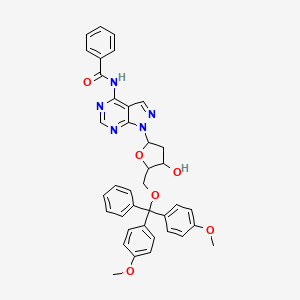 molecular formula C38H35N5O6 B14079029 5'-O-Dmt-n6-bz-ppa 