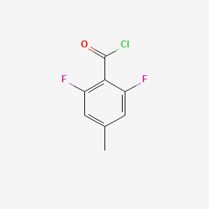 molecular formula C8H5ClF2O B1407904 2,6-Difluoro-4-methylbenzoyl chloride CAS No. 1807099-66-6