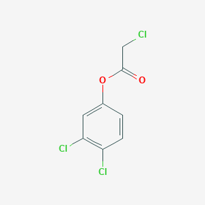 molecular formula C8H5Cl3O2 B14079068 Chloroacetic acid, 3,4-dichlorophenyl ester CAS No. 101580-93-2