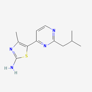 5-(2-Isobutylpyrimidin-4-yl)-4-methylthiazol-2-amine